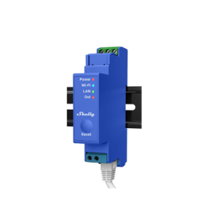 Relevador / Contacto Seco / Interruptor WIFI/ Industrial y residencial inteligente / Hasta 16A / Soporta Google y Alexa / Nube P2P y control Local / 1 canal y puerto ethernet (SHELLYPRO1)