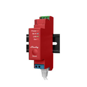 Relevador / Interruptor WIFI/ Industrial y residencial inteligente / Hasta 16A / Soporta Google /Alexa / Nube P2P y control Local / 1 canal y puerto ethernet (SHELLYPRO1PM)