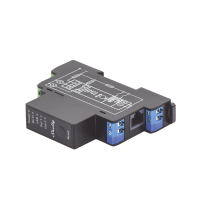 Relevador inalámbrico inteligente WIFI y Ethernet / Industrial y residencial / Hasta 16A / 2 canales (SHELLYPRO2PM)