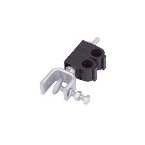 Sujetador para 2 Cables de 7/8. Instalaci?n en ?ngulo. Soporte de Acero Inoxidable