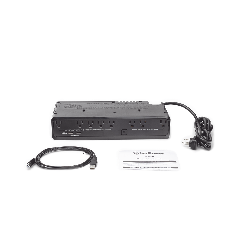 UPS de 750 VA/375 W, Topología Standby, Entrada 120 Vca NEMA 5-15P, de Escritorio, Con 8 Tomas NEMA 5-15R - Image 7