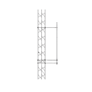 Montaje Lateral Ajustable en Kit para Montaje de Antenas de 6.35 cm. de Diámetro-Base y 91 cm. de Distancia de Separación a la Torre.