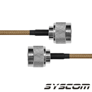 Jumper con Cable LP142 de 110 cm (43.31 pulgadas), con Conectores N Macho a N Macho.