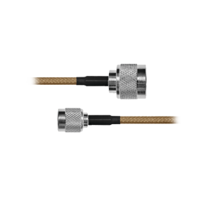 Cable RG142, con conductores N Macho / TNC Macho de 30 cm.