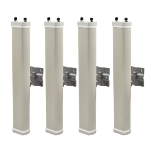 Kit de Antenas Sectoriales, 2.4 GHz, 14 dBi, 2 N-Hembra, 70°, polaridad cruzada, para series A8/A8n/A2