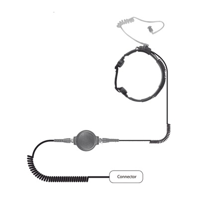 MICRÓFONO DE GARGANTA DE USO RUDO PARA MOTOTRBO XPR-6500/ 6550/ DGP-4150/ 6150/ 8550/ 5550/ APX-7000/ DP-3400.