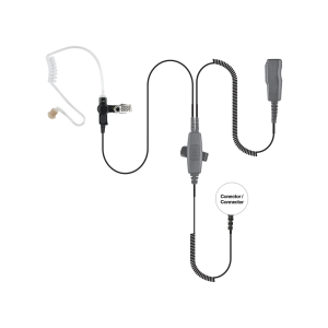 MICRÓFONO AUDÍFONO DE 2 CABLES CON DOBLE PTT P/ Motorola EP450, DEP450, P040, CP200 CT150, HYT TC-500/ 518/ 600/ 610/ 700/ 620/ 1600/ 700EX. MOTOROLA GP300/ SP-50/ P1225/ PRO-3150/ MAG-ONE/ EP-450/ EP-350/ RDU-2020/ XV-2600.