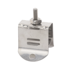 Sujetador de Doble Click para Cable Coaxial de 1/2 Pulgada Paquete de 10 Piezas