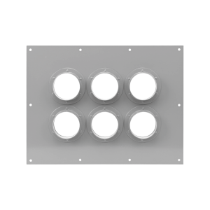 Placa Pasamuro con Capacidad de 6 Botas de 4