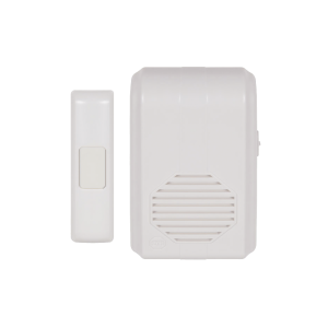 Timbre Inalámbrico Para Puerta Con 10 Tonos, Hasta 150m Linea de Vista, Con Receptor Inalámbrico Incluido, 110Vca