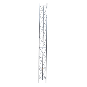 Tramo de Torre Arriostrada de 3m x 30cm, Galvanizado por Inmersión, Hasta 30 m de Elevación. Zonas Húmedas.