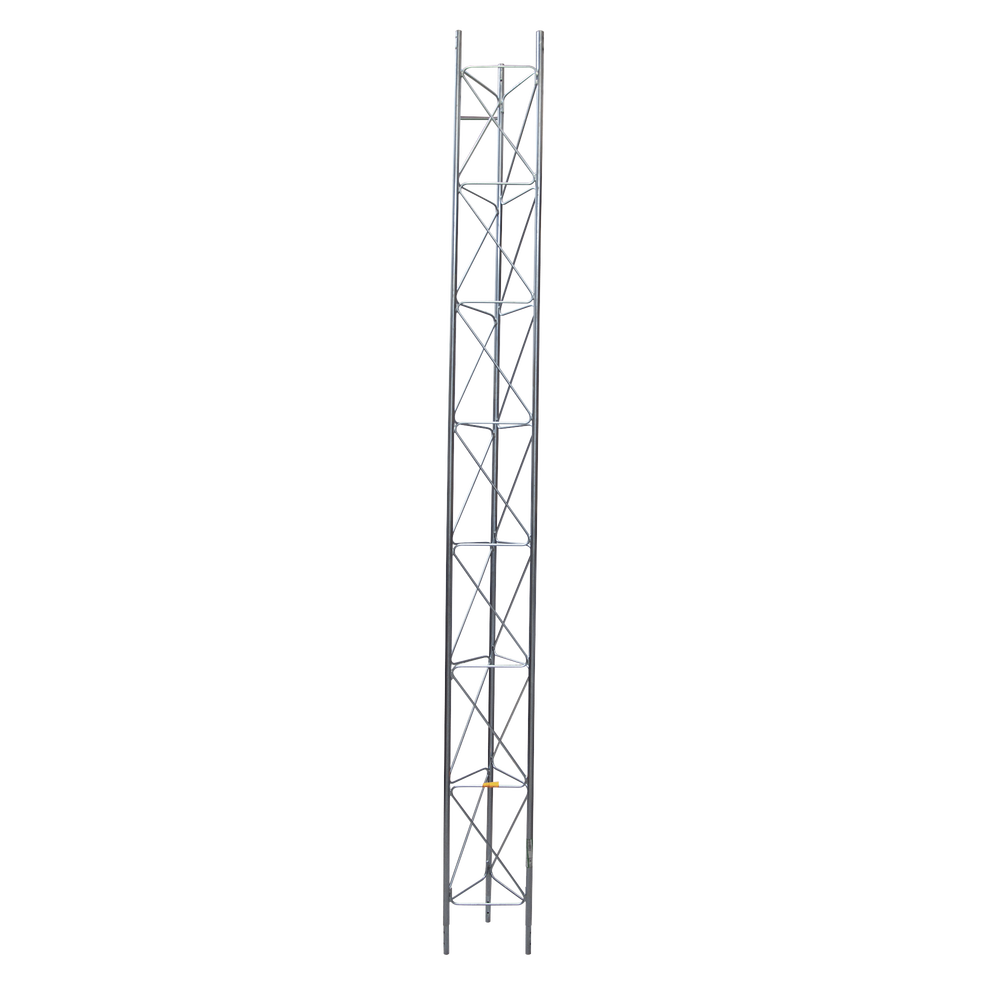 Tramo de Torre Arriostrada de 3m x 35cm, Galvanizado por Inmersión, Hasta 45 m de Elevación. Zonas Húmedas.
