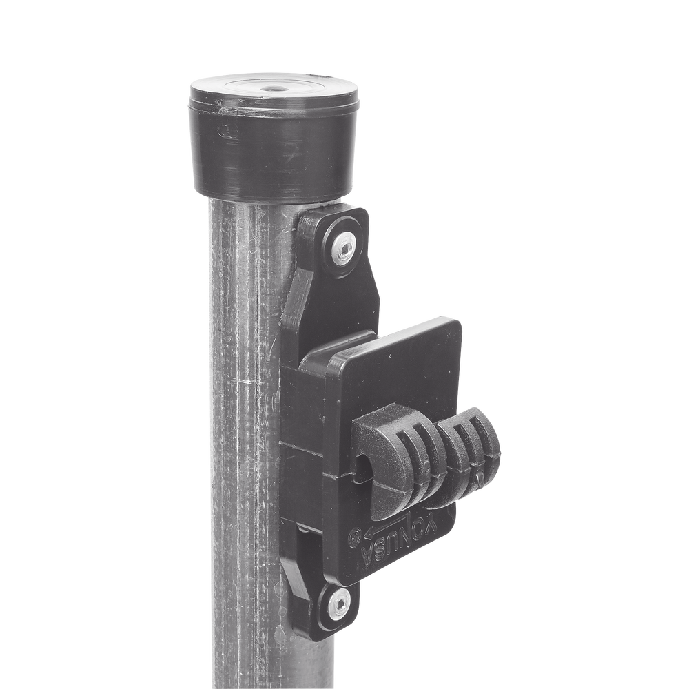 Poste de Paso de 1.2m para Cerca Electrificada.Tubo Galvanizado cal. 18 de 1"Diam. con Tapón y 5 Aisladores Instalados. - Image 4