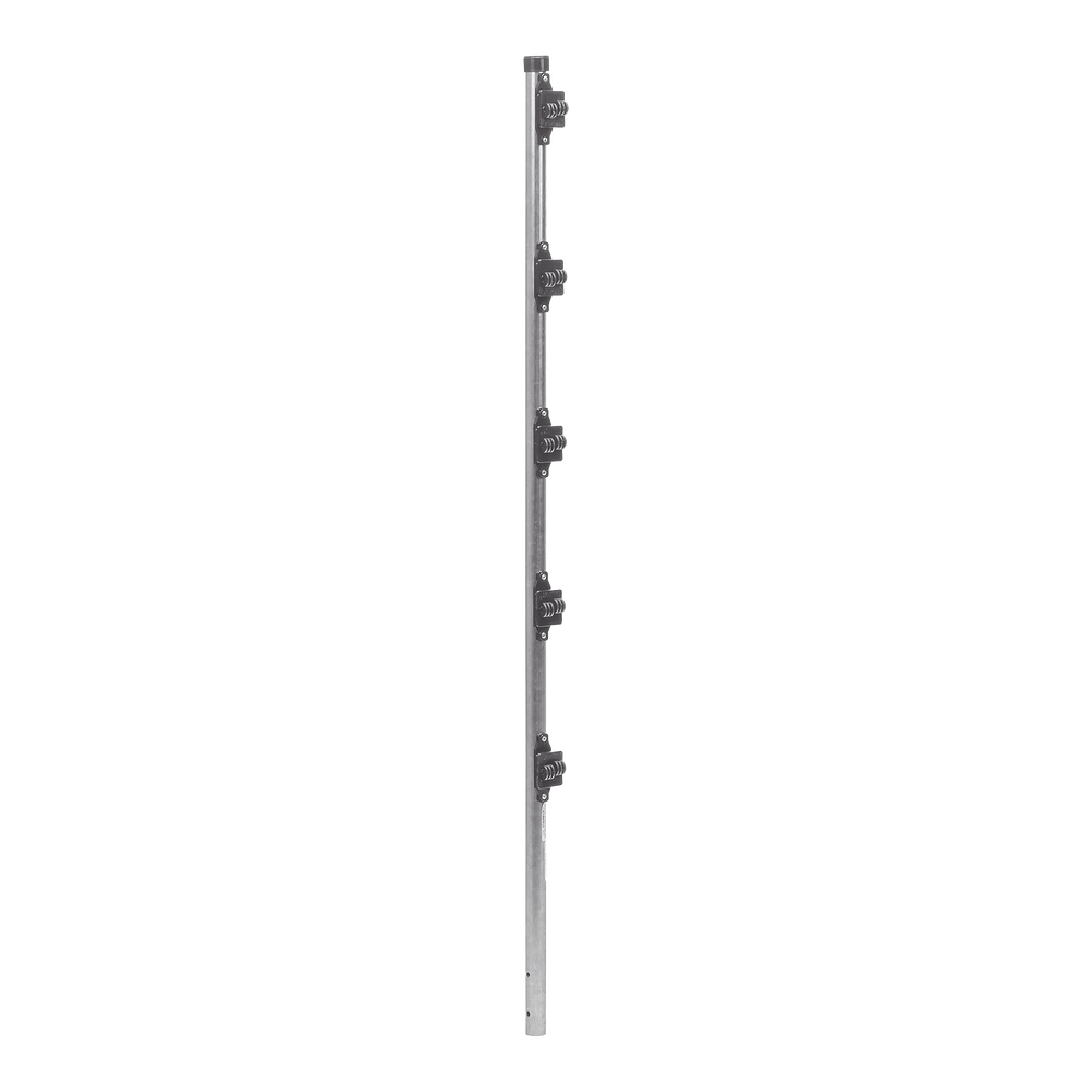 Poste de Paso de 1.2m para Cerca Electrificada.Tubo Galvanizado cal. 18 de 1"Diam. con Tapón y 5 Aisladores Instalados. - Image 3