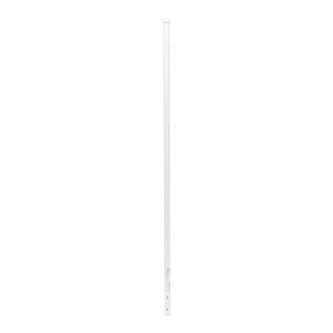Poste de Esquina Blanco de Acero Galv. de 1.2m para Cerca Electrificada  cal. 18 de 1" Diam. para 5 Aisladores (No incluidos).