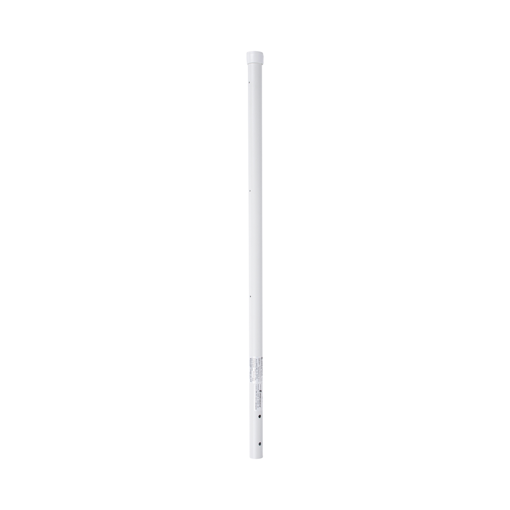 Poste de Esquina de 0.8m para Cerca Electrificada. Tubo Galvanizado cal. 18 de 1"Diam. con Tapón, ideal para 3 Aisladores.