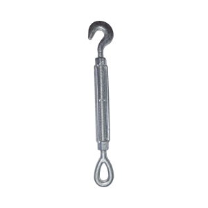 Tensor de 3/8" x 6" Acero Forjado OJO-GANCHO Galv. Inmersión en Caliente (Carga Max. 1000 lbs).