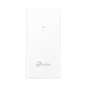 Inyector PoE Pasivo de 48V (18 Watts) / 2 puerto 10/100/1000 Mbps / Plug and Play / Montaje en Pared