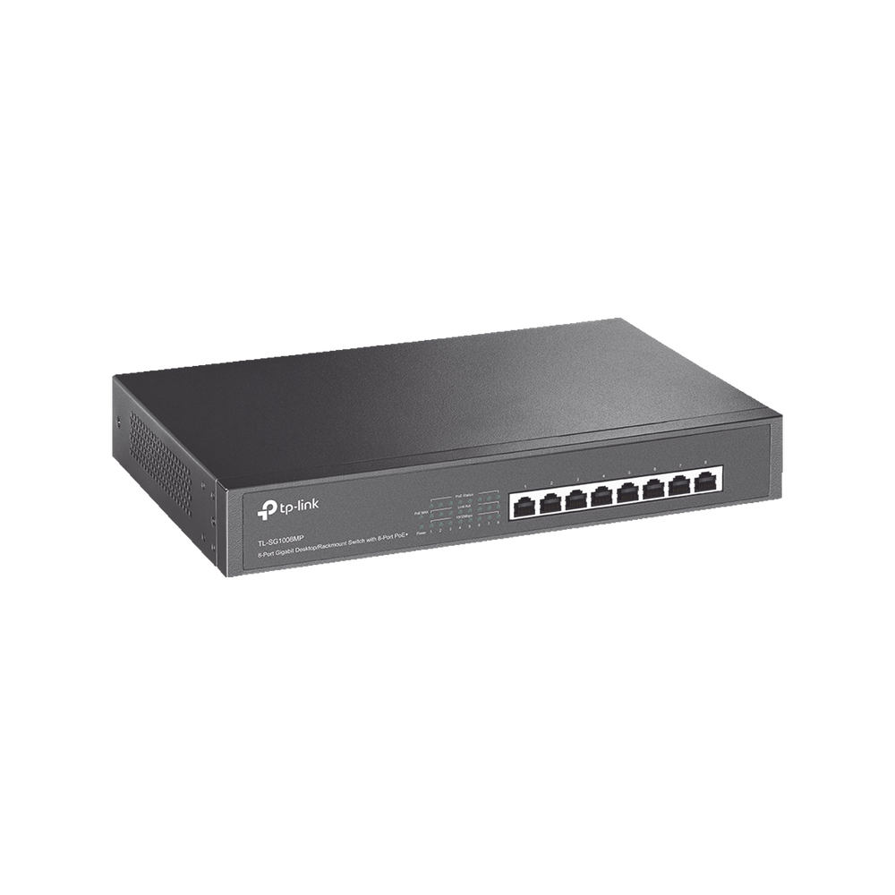 Switch Gigabit PoE+ no administrable de 8 puertos 10/100/1000 Mbps, para escritorio - Image 2