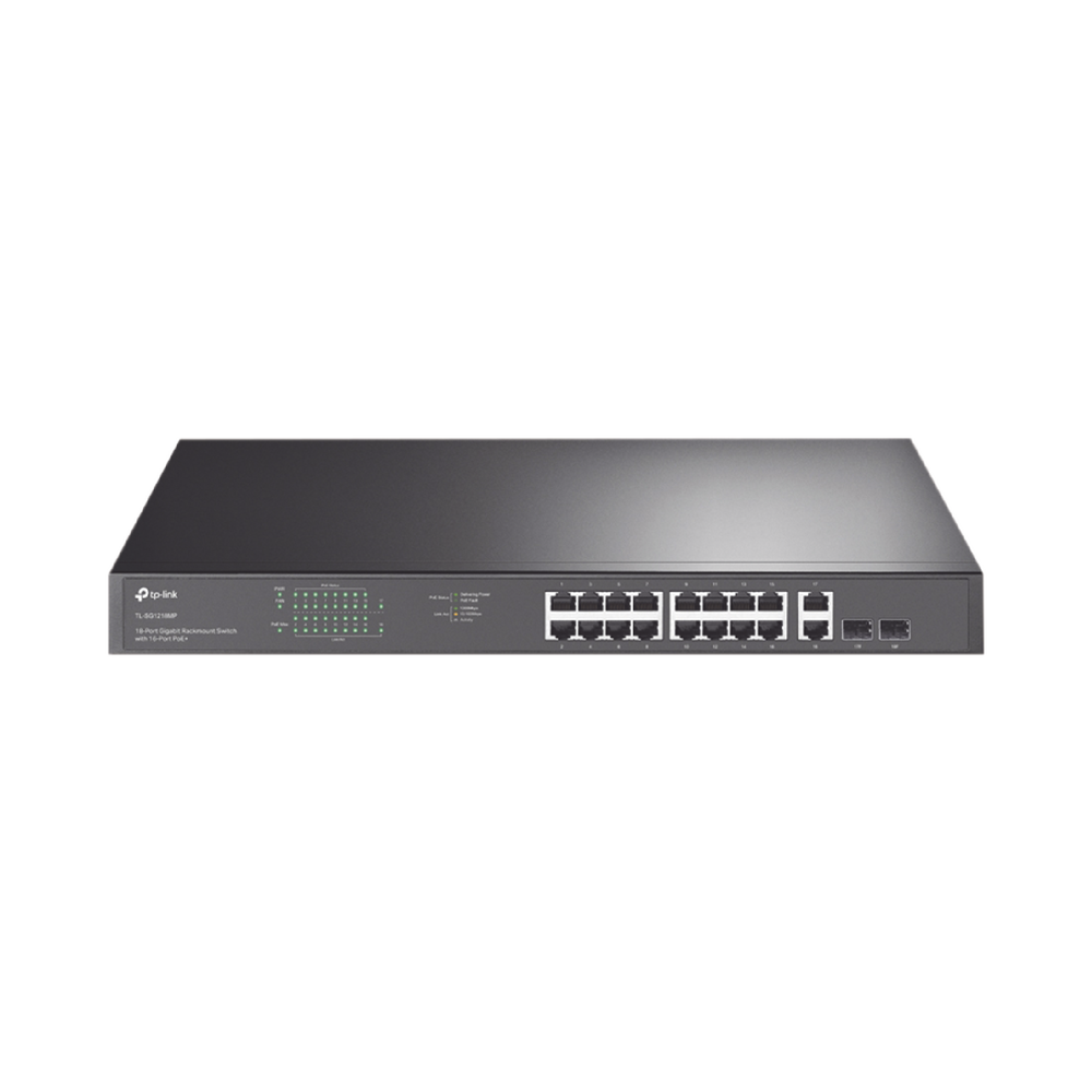 Switch no administrable de 16 puertos 10/100/1000Mbps y PoE af/at, 2 puertos SFP hasta 250W. - Image 2