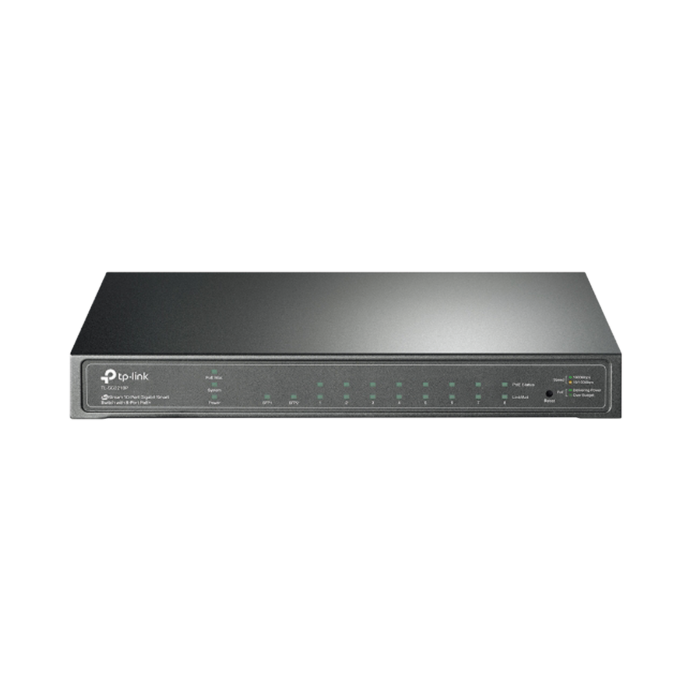 Switch PoE JetStream SDN Administrable 8 puertos 10/100/1000 Mbps + 2 puertos SFP, 8 puertos PoE, 61W, administración centralizada OMADA SDN - Image 2