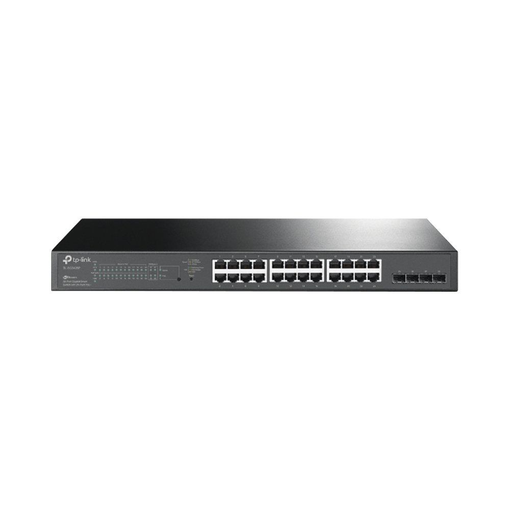 Switch PoE JetStream SDN Administrable 24 puertos 10/100/1000 Mbps + 4 puertos SFP, 24 puertos PoE, 250W, administración centralizada OMADA SDN - Image 3