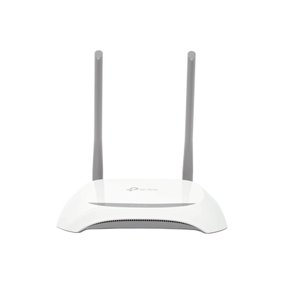 Router Inalámbrico WISP, 2.4 GHz, 300 Mbps, 2 antenas externas omnidireccional 5 dBi, 4 Puertos LAN 10/100 Mbps, 1 Puerto WAN 10/100 Mbps, control de ancho de banda (TL-WR840N)