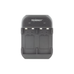 Cargador Rápido 2 Bahías / Baterías Ni-MH 9V / Cable USB Incluido / Adaptador de Corriente NO Incluido / Color Negro