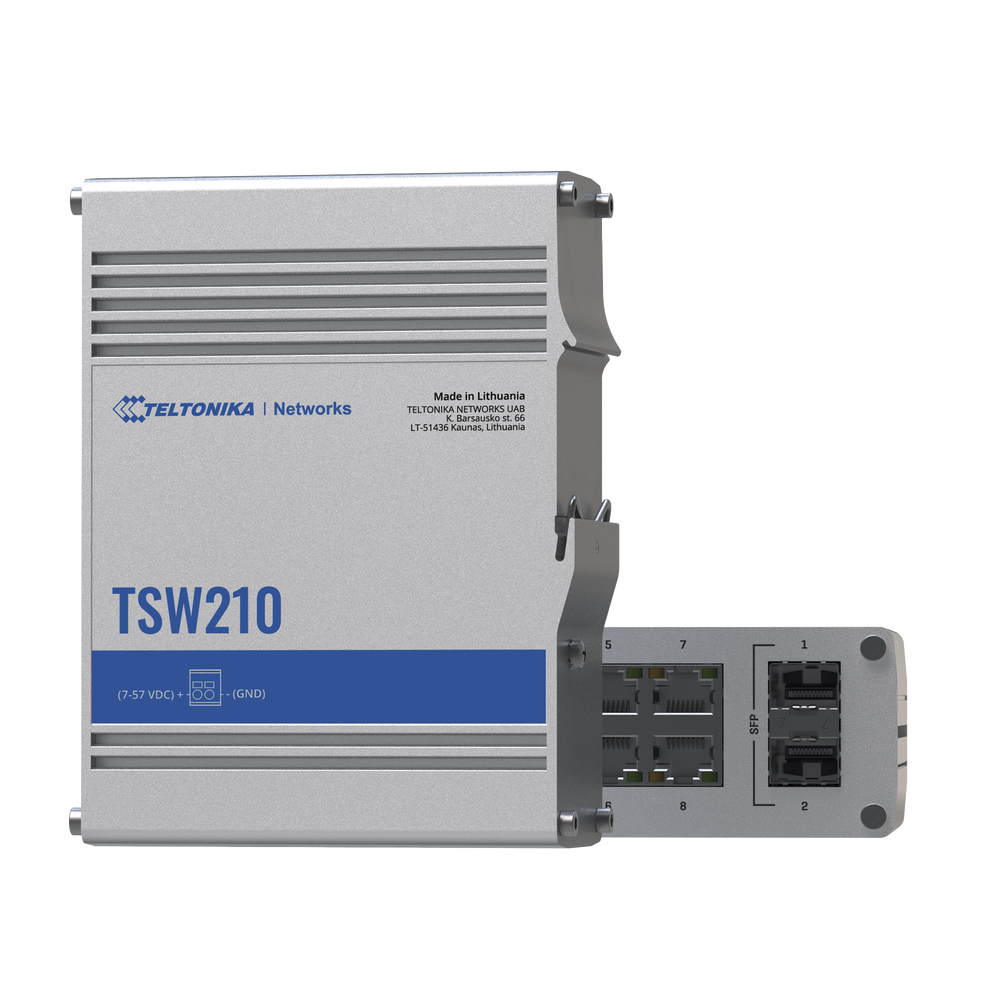 Switch Industrial No-Administrable 8 puertos Gigabit, 2 SFP 1G - Image 4