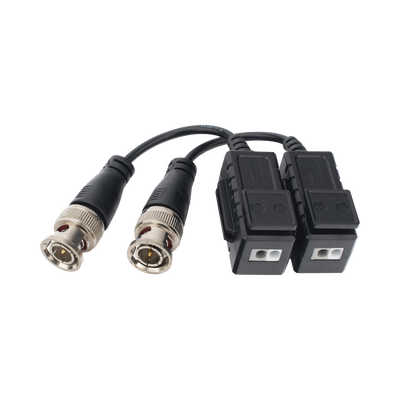 Kit de Transceptores (Baluns) con Terminal PUSH SUPERIOR, Resolución 4K , Cable flexible COAXIAL Blindado / COAXITRON / AUDIO POR COAXITRON / Menu OSD /Conector 100% COBRE / protección TVS, Calidad PREMIUM (TT-101-F-TURBO)