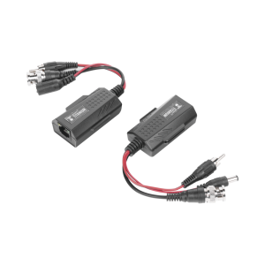 Kit de transceptores activos, envía alimentación 12V/24Vcc/AC, video y audio a una distancia de hasta 150 m en 4K para aplicaciones de video por UTP Cat 5e / 6 en alta definición.
