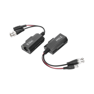 Kit de transceptores activos con conector para alimentación (12V/24Vcc/AC) TurboHD para aplicaciones de video por UTP Cat5e/6 en HD. Distancia de hasta 150 m en 4K  (TT-101-PV-TURBO)