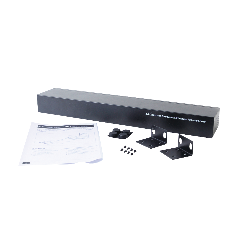 (TRANCEPTOR) RECEPTOR DE VIDEO PASIVO DE 16 CANALES / Resolución 4K / Compatible con cable UTP Cat 5e/6 / Compatible con HD-TVI/CVI/AHD/CVBS / TODO INCLUIDO PARA RACK / Protección Interconstruida contra sobretensión. - Image 3