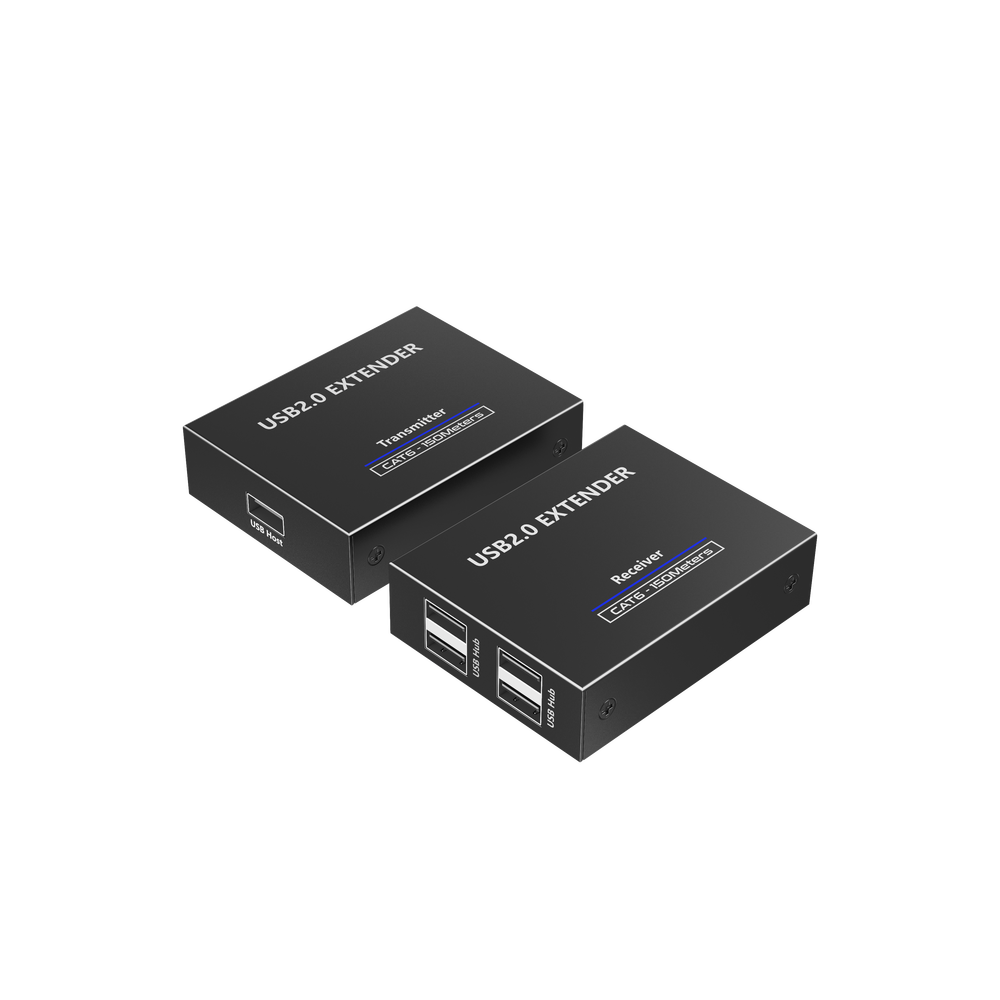Kit EXTENSOR USB 2.0 de 4 Puertos para Distancias de Hasta 150 m | Soporta USB 2.0, USB 1.1 y USB 1.0 | UTP Cat 5e/6/6a/7 | Soporta Switch Gigabit | Ideal para Cámaras WEB, Impresoras, Escáner, Memorias, Mouse, etc. - Image 2