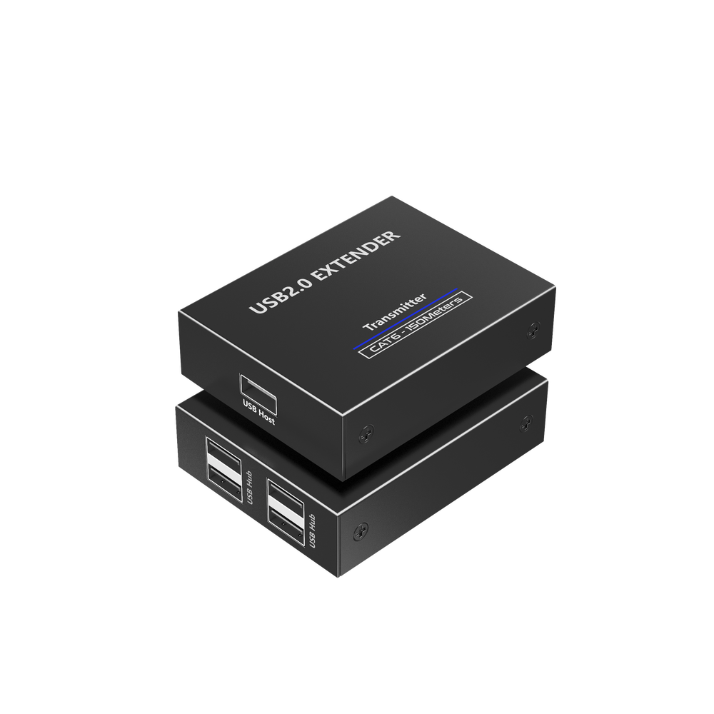 Kit EXTENSOR USB 2.0 de 4 Puertos para Distancias de Hasta 150 m | Soporta USB 2.0, USB 1.1 y USB 1.0 | UTP Cat 5e/6/6a/7 | Soporta Switch Gigabit | Ideal para Cámaras WEB, Impresoras, Escáner, Memorias, Mouse, etc. - Image 3