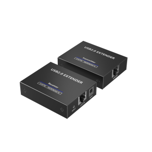 Kit EXTENSOR USB 2.0 de 4 Puertos para Distancias de Hasta  150 m | Soporta USB 2.0, USB 1.1 y USB 1.0 | UTP Cat 5e/6/6a/7 | Soporta Switch Gigabit | Ideal para Cámaras WEB, Impresoras, Escáner, Memorias, Mouse, etc.