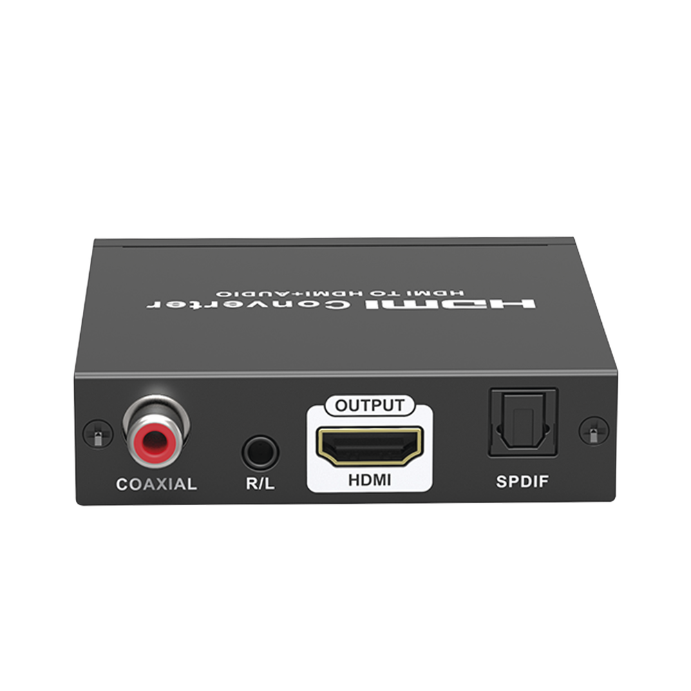 Extractor de Audio de HDMI a HDMI + Audio / Salida de Audio Digital o Análoga / SPDIF / Toslink / Auxiliar 3.5mm (Estéreo) / Salida HDMI solo video / Soporta ARC / HDR / HDCP / Separa el Audio del Contenido HDMI . - Image 2