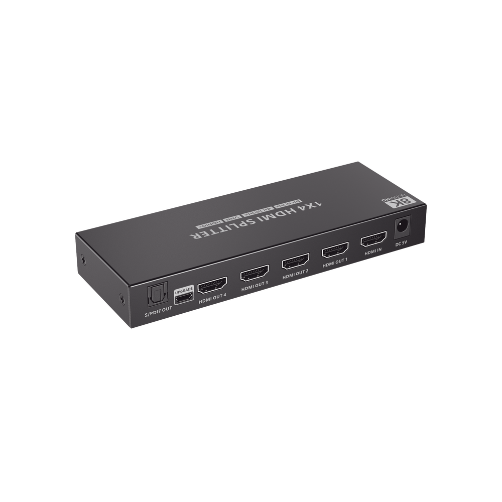 Splitter HDMI 1X4 | Velocidad de trasmisión 48 Gbps| Resolución 8K | Salida de audio| HDCP 2.3 - Image 2