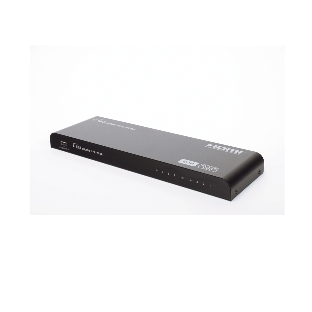 Splitter HDMI 4K de 1 Entrada a 8 Salidas (Simultaneas) | Soporta 4K×2K | Ajuste de resoluciones EDID | HDR | HDMI 2.0 | HDCP 2.2 | Permite mezclar pantallas en 4K y 1080P - Image 3
