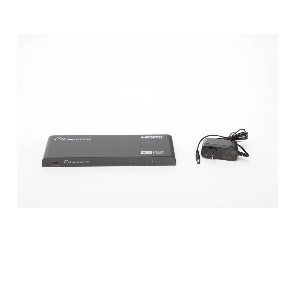 Splitter HDMI 4K de 1 Entrada a 8 Salidas (Simultaneas) | Soporta 4K×2K | Ajuste de resoluciones EDID | HDR | HDMI 2.0 | HDCP 2.2 | Permite mezclar pantallas en 4K y 1080P - Image 5