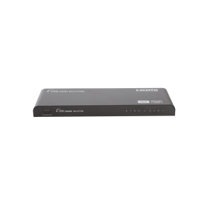 Splitter HDMI 4K de 1 Entrada a 8 Salidas (Simultaneas) | Soporta 4K×2K | Ajuste de resoluciones EDID | HDR | HDMI 2.0 |  HDCP 2.2 | Permite mezclar pantallas en 4K y 1080P