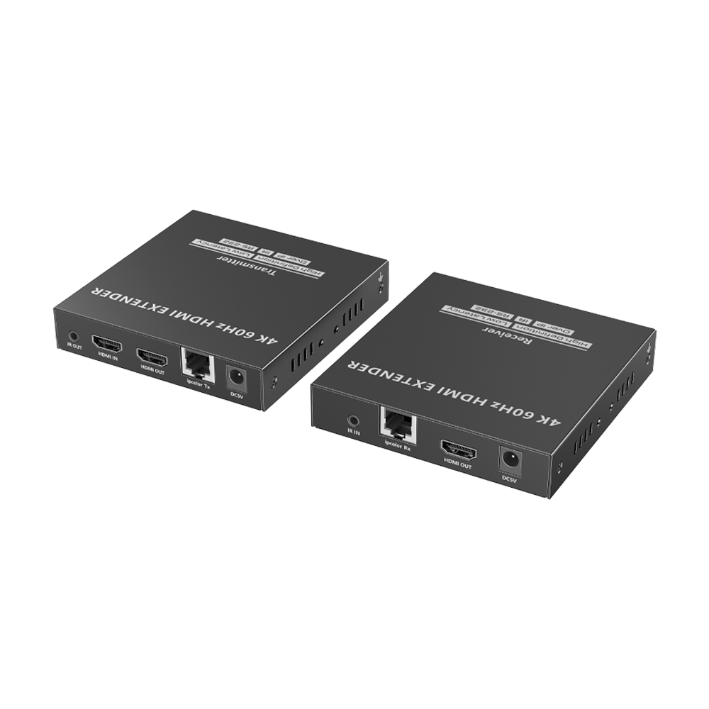 Kit Extensor HDMI para distancias de 120 metros | Soporta resolución 4K @60Hz | Cat 6, 6a y 7 | Salida Loop en el Tx para visualización local | Soporta control remoto del equi - Image 4