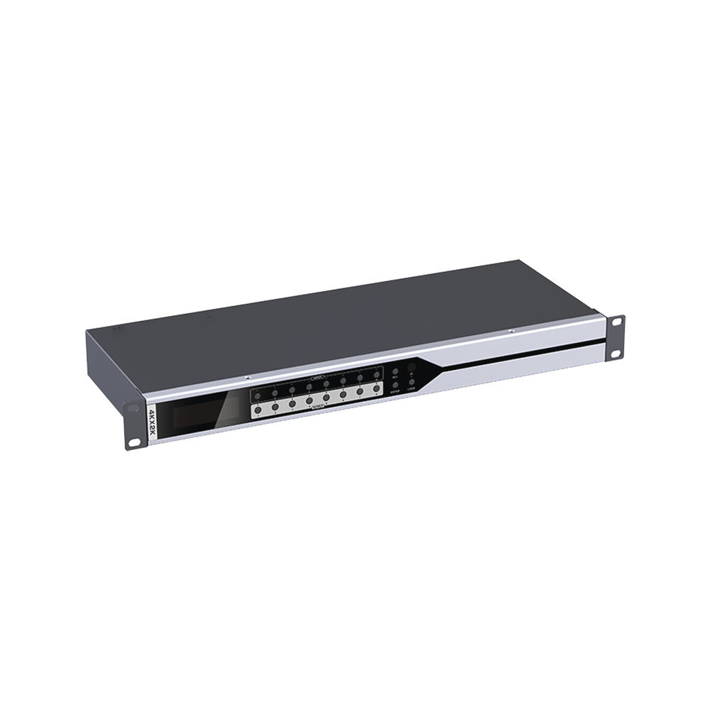 MATRICIAL DE VIDEO HDMI 8 x 8 / 8 Entradas y 8 Salidas en HDMI / 4K @ 30Hz / 10.2 Gbps / HDMI 1.4 / HDCP 1.4 / 3D / Conmutación por Botón, RS232 o Control Remoto / IDEAL PARA CENTROS DE MONITOREO, COMPARACION Y ANALISIS.