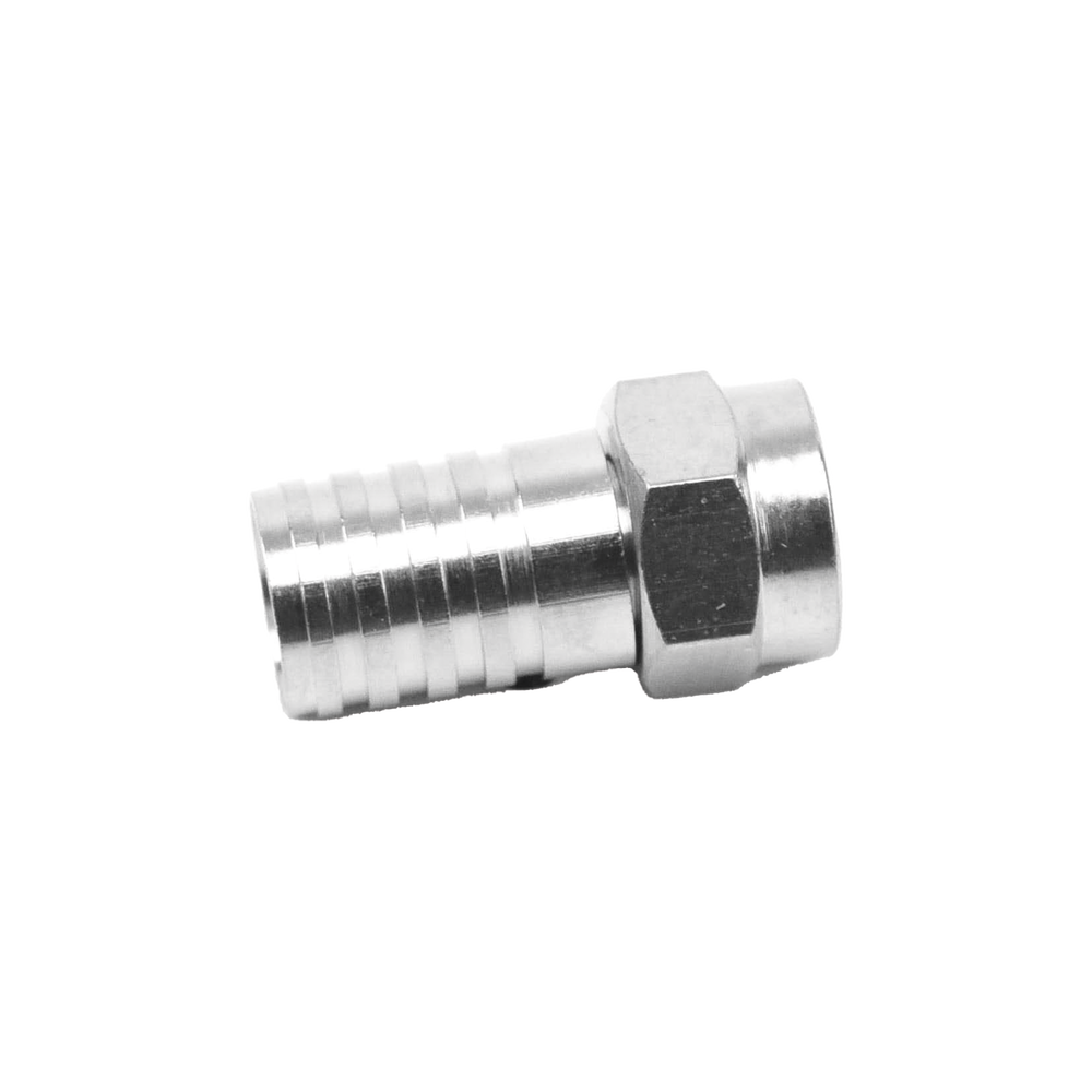 Conector F Macho, Plegable de Doble Blindaje para cable RG-59, Cuerpo de Bronce Niquelado. - Image 4