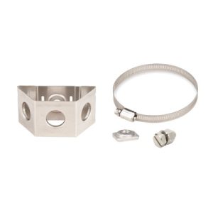 Adaptador para Sujetadores Tipo Mariposa. Instalaci?n en Tubo con Di?metro 0.75 a 1.5 Pulgadas (19.05 a 38.1 mm). Paquete de 10 Piezas