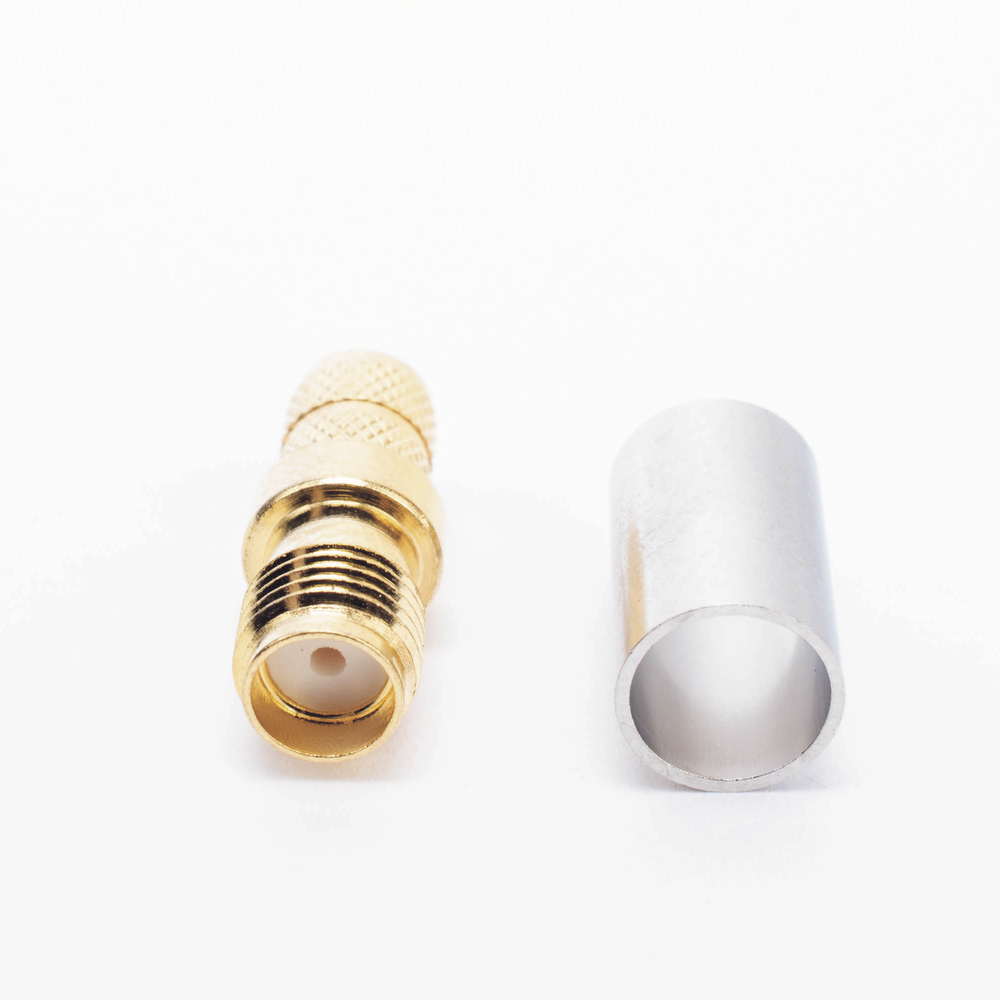 Conector SMA Hembra Inverso de Anillo Plegable para Cable RG-8/X, 9258, LMR-240, LMR-240UF, LMR-LW240, Oro/Oro/Teflón. - Image 5