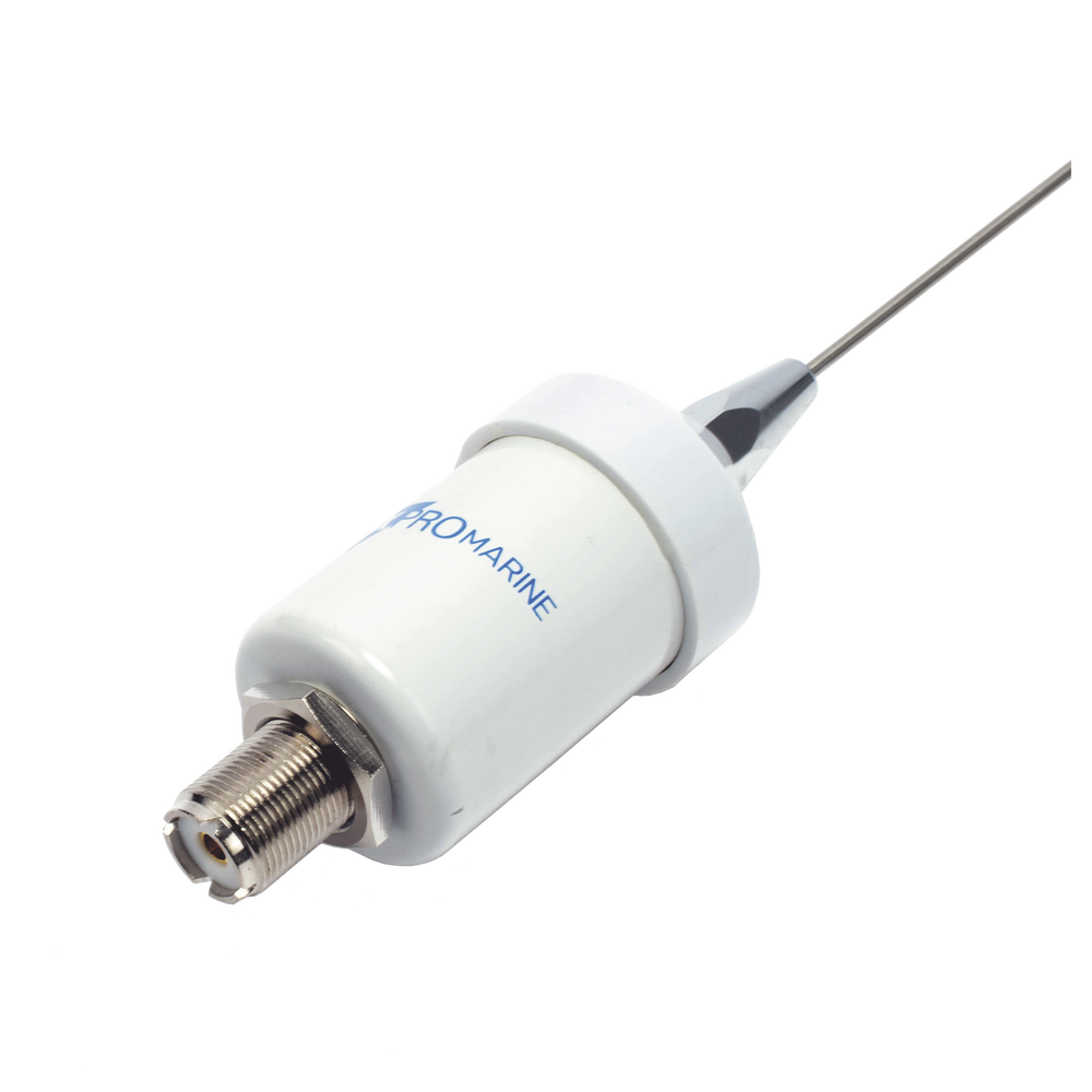 Antena Marina VHF / L�tigo Acero Inoxidable / 156-163 MHz / 3.5 dBi / Cable 4.5 m (14.8 ft) / PL-259 / Montaje en L / Exterior - Image 5