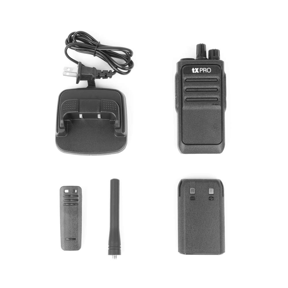 Radio Portátil Analógico UHF 400-470 MHz / 2W / 16 Canales / Batería 6-8 hrs / VOX - Image 9