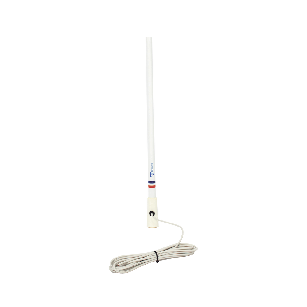 Antena Marina VHF / Fibra de Vidrio / 156-163 MHz / 6.5 dBi / Cable 10 m (32.8 ft) / PL-259 / Exterior IP67 - Image 3