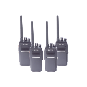 KIT de 4 radios TX680AU y dos cargadores adicionales